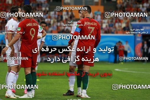 1166023, Saransk, Russia, 2018 FIFA World Cup, Group stage, Group B, Iran 1 v 1 Portugal on 2018/06/25 at Mordovia Arena