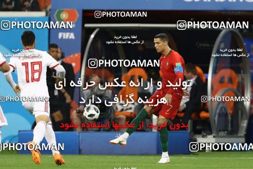 1862018, Saransk, Russia, 2018 FIFA World Cup, Group stage, Group B, Iran 1 v 1 Portugal on 2018/06/25 at Mordovia Arena