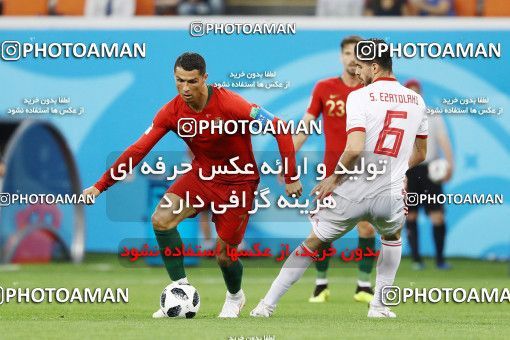 1862357, Saransk, Russia, 2018 FIFA World Cup, Group stage, Group B, Iran 1 v 1 Portugal on 2018/06/25 at Mordovia Arena