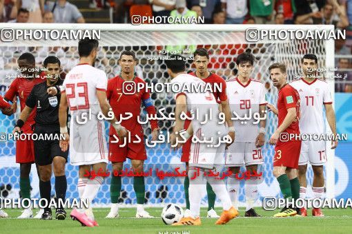 1862319, Saransk, Russia, 2018 FIFA World Cup, Group stage, Group B, Iran 1 v 1 Portugal on 2018/06/25 at Mordovia Arena