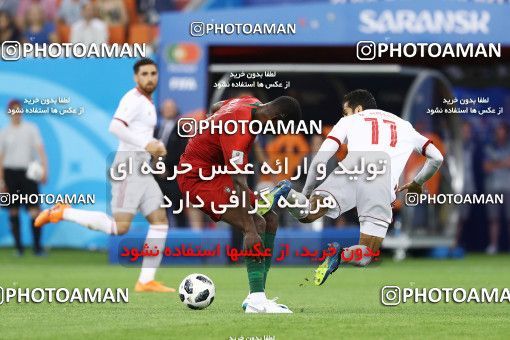 1861805, Saransk, Russia, 2018 FIFA World Cup, Group stage, Group B, Iran 1 v 1 Portugal on 2018/06/25 at Mordovia Arena