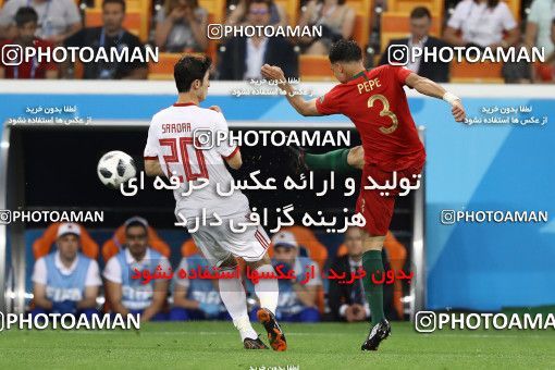 1862333, Saransk, Russia, 2018 FIFA World Cup, Group stage, Group B, Iran 1 v 1 Portugal on 2018/06/25 at Mordovia Arena
