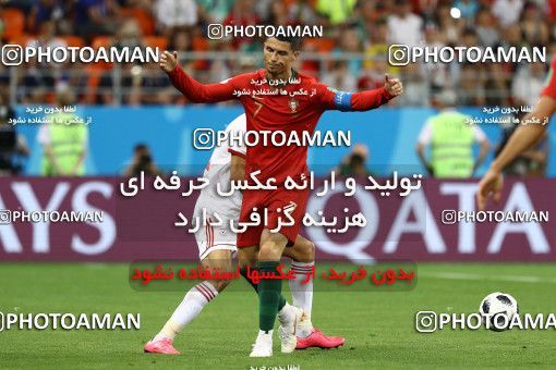 1861819, Saransk, Russia, 2018 FIFA World Cup, Group stage, Group B, Iran 1 v 1 Portugal on 2018/06/25 at Mordovia Arena