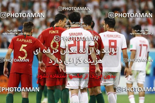 1861836, Saransk, Russia, 2018 FIFA World Cup, Group stage, Group B, Iran 1 v 1 Portugal on 2018/06/25 at Mordovia Arena