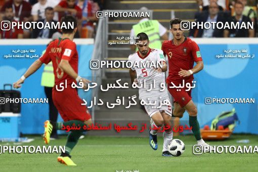 1861956, Saransk, Russia, 2018 FIFA World Cup, Group stage, Group B, Iran 1 v 1 Portugal on 2018/06/25 at Mordovia Arena