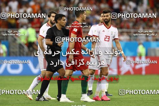 1861827, Saransk, Russia, 2018 FIFA World Cup, Group stage, Group B, Iran 1 v 1 Portugal on 2018/06/25 at Mordovia Arena