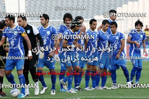 1186439, Tehran, Iran, لیگ برتر فوتبال ایران، Persian Gulf Cup، Week 30، Second Leg، Rah Ahan 1 v 0 Esteghlal on 2011/04/14 at Azadi Stadium