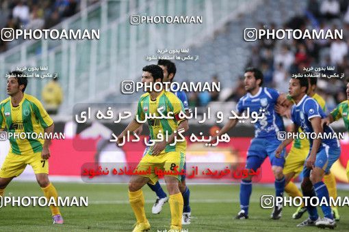 1186450, Tehran, Iran, لیگ برتر فوتبال ایران، Persian Gulf Cup، Week 30، Second Leg، Rah Ahan 1 v 0 Esteghlal on 2011/04/14 at Azadi Stadium