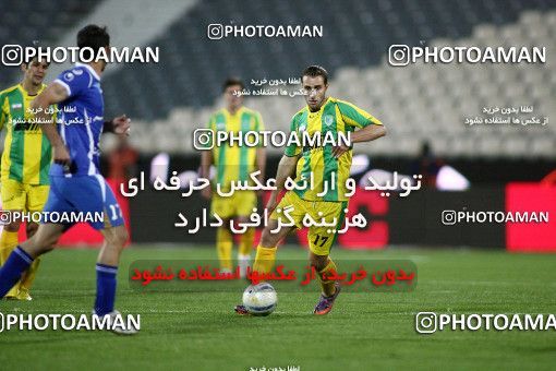 1186994, Tehran, Iran, لیگ برتر فوتبال ایران، Persian Gulf Cup، Week 30، Second Leg، Rah Ahan 1 v 0 Esteghlal on 2011/04/14 at Azadi Stadium