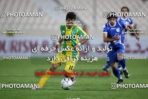 1187009, Tehran, Iran, لیگ برتر فوتبال ایران، Persian Gulf Cup، Week 30، Second Leg، Rah Ahan 1 v 0 Esteghlal on 2011/04/14 at Azadi Stadium