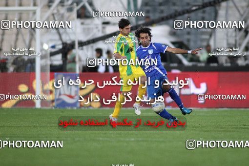 1186363, Tehran, Iran, لیگ برتر فوتبال ایران، Persian Gulf Cup، Week 30، Second Leg، Rah Ahan 1 v 0 Esteghlal on 2011/04/14 at Azadi Stadium