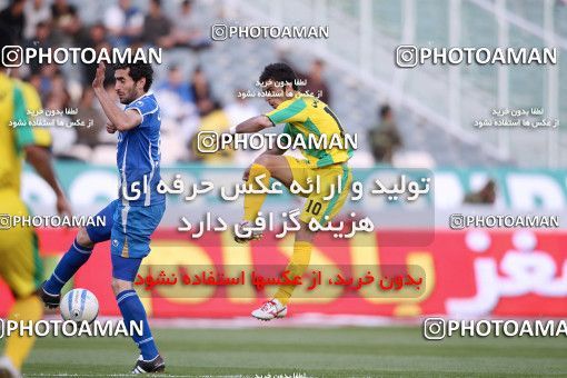 1187316, Tehran, Iran, لیگ برتر فوتبال ایران، Persian Gulf Cup، Week 30، Second Leg، Rah Ahan 1 v 0 Esteghlal on 2011/04/14 at Azadi Stadium