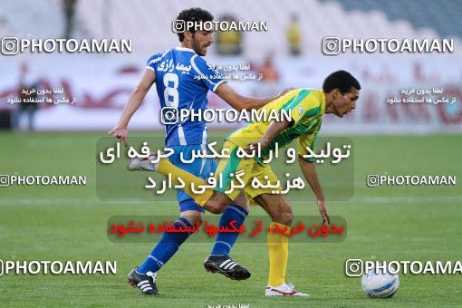 1186525, Tehran, Iran, لیگ برتر فوتبال ایران، Persian Gulf Cup، Week 30، Second Leg، Rah Ahan 1 v 0 Esteghlal on 2011/04/14 at Azadi Stadium
