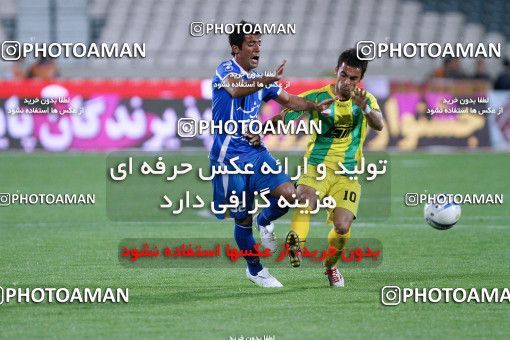 1186521, Tehran, Iran, لیگ برتر فوتبال ایران، Persian Gulf Cup، Week 30، Second Leg، Rah Ahan 1 v 0 Esteghlal on 2011/04/14 at Azadi Stadium