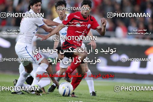 1186879, Tehran, Iran, لیگ برتر فوتبال ایران، Persian Gulf Cup، Week 31، Second Leg، Persepolis 2 v 1 Steel Azin on 2011/04/15 at Azadi Stadium