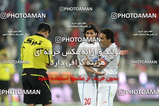 1187970, Tehran, Iran, لیگ برتر فوتبال ایران، Persian Gulf Cup، Week 31، Second Leg، Persepolis 2 v 1 Steel Azin on 2011/04/15 at Azadi Stadium