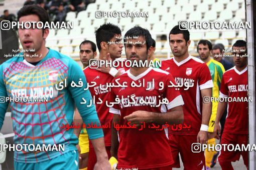 1189043, Tehran, [*parameter:4*], لیگ برتر فوتبال ایران، Persian Gulf Cup، Week 31، Second Leg، Steel Azin 2 v 2 Rah Ahan on 2011/04/22 at Shahid Dastgerdi Stadium