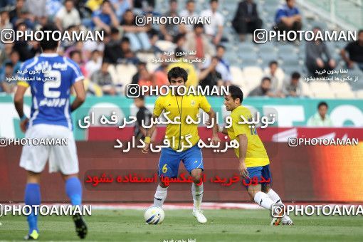 1190427, Tehran, Iran, لیگ برتر فوتبال ایران، Persian Gulf Cup، Week 31، Second Leg، Esteghlal 6 v 2 Sanat Naft Abadan on 2011/04/23 at Azadi Stadium