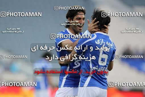 1190711, Tehran, Iran, لیگ برتر فوتبال ایران، Persian Gulf Cup، Week 31، Second Leg، Esteghlal 6 v 2 Sanat Naft Abadan on 2011/04/23 at Azadi Stadium