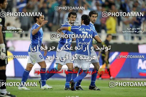 1190426, Tehran, Iran, لیگ برتر فوتبال ایران، Persian Gulf Cup، Week 31، Second Leg، Esteghlal 6 v 2 Sanat Naft Abadan on 2011/04/23 at Azadi Stadium