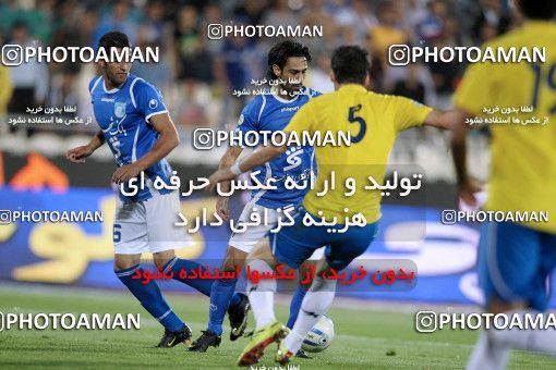1190333, Tehran, Iran, لیگ برتر فوتبال ایران، Persian Gulf Cup، Week 31، Second Leg، Esteghlal 6 v 2 Sanat Naft Abadan on 2011/04/23 at Azadi Stadium