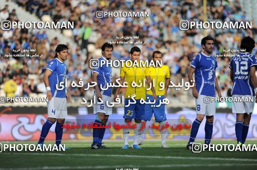 1189287, Tehran, Iran, لیگ برتر فوتبال ایران، Persian Gulf Cup، Week 31، Second Leg، Esteghlal 6 v 2 Sanat Naft Abadan on 2011/04/23 at Azadi Stadium