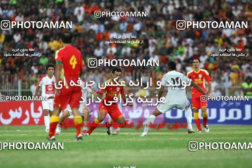1205985, Ahvaz, [*parameter:4*], لیگ برتر فوتبال ایران، Persian Gulf Cup، Week 5، First Leg، Foulad Khouzestan 3 v 2 Persepolis on 2008/10/18 at Takhti Stadium Ahvaz