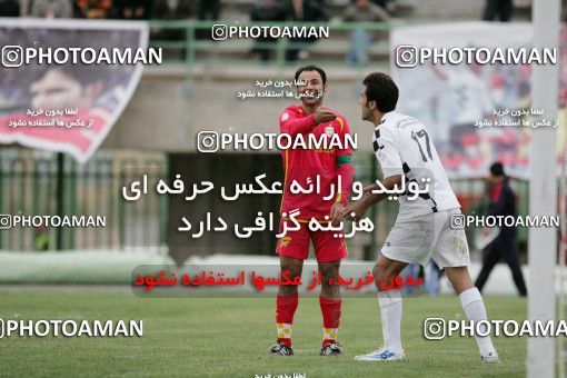 1211896, Qom, Iran, لیگ برتر فوتبال ایران، Persian Gulf Cup، Week 13، First Leg، Saba Qom 1 v 1 Foulad Khouzestan on 2008/10/30 at Yadegar-e Emam Stadium Qom
