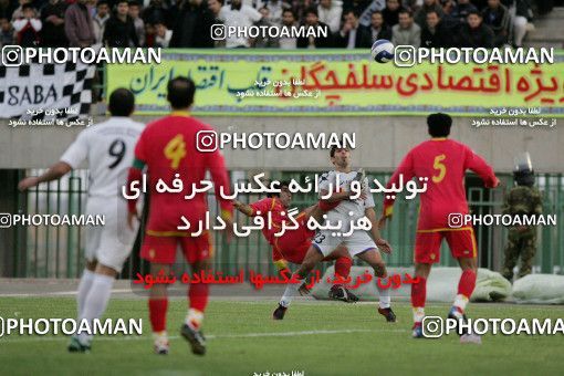1211854, Qom, Iran, لیگ برتر فوتبال ایران، Persian Gulf Cup، Week 13، First Leg، Saba Qom 1 v 1 Foulad Khouzestan on 2008/10/30 at Yadegar-e Emam Stadium Qom