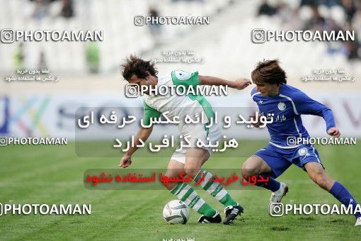 1212541, Tehran, Iran, لیگ برتر فوتبال ایران، Persian Gulf Cup، Week 13، First Leg، Esteghlal 2 v 0 Zob Ahan Esfahan on 2008/10/31 at Azadi Stadium