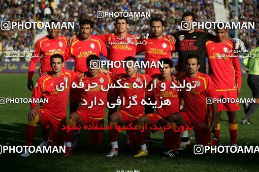 1230401, لیگ برتر فوتبال ایران، Persian Gulf Cup، Week 15، First Leg، 2008/11/21، Tehran، Azadi Stadium، Esteghlal 0 - ۱ Foulad Khouzestan