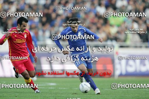 1230726, Tehran, Iran, لیگ برتر فوتبال ایران، Persian Gulf Cup، Week 15، First Leg، Esteghlal 0 v 1 Foulad Khouzestan on 2008/11/21 at Azadi Stadium