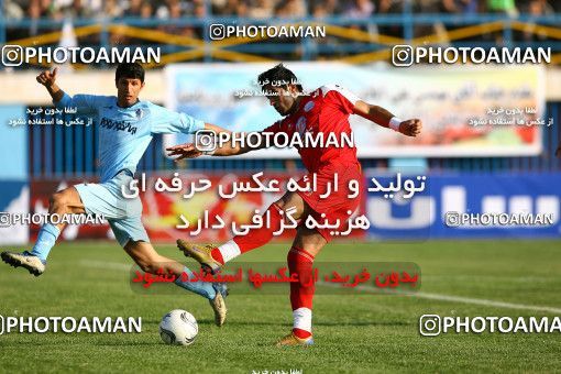 1230222, Qazvin, , لیگ برتر فوتبال ایران، Persian Gulf Cup، Week 15، First Leg، Paykan 2 v 2 Persepolis on 2008/11/22 at Shahid Rajai Stadium