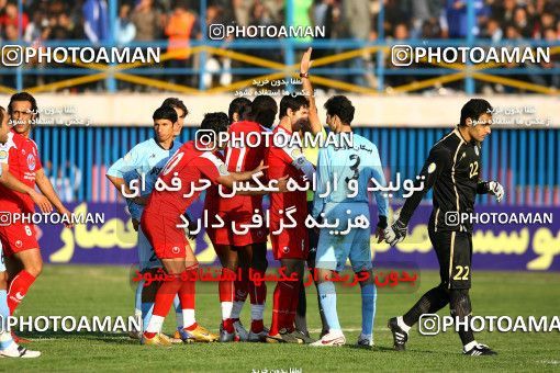 1230198, Qazvin, , لیگ برتر فوتبال ایران، Persian Gulf Cup، Week 15، First Leg، Paykan 2 v 2 Persepolis on 2008/11/22 at Shahid Rajai Stadium