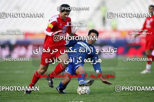 1228819, Tehran, Iran, لیگ برتر فوتبال ایران، Persian Gulf Cup، Week 16، First Leg، Persepolis 1 v 0 Esteghlal Ahvaz on 2008/11/26 at Azadi Stadium