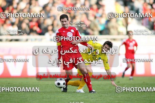 1239623, Tehran, Iran, لیگ برتر فوتبال ایران، Persian Gulf Cup، Week 17، First Leg، Rah Ahan 1 v 0 Persepolis on 2008/12/04 at Azadi Stadium