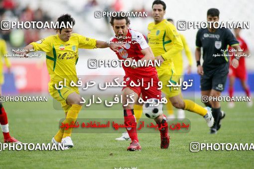 1239689, Tehran, Iran, لیگ برتر فوتبال ایران، Persian Gulf Cup، Week 17، First Leg، Rah Ahan 1 v 0 Persepolis on 2008/12/04 at Azadi Stadium