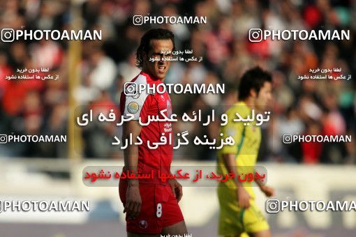 1240231, Tehran, Iran, لیگ برتر فوتبال ایران، Persian Gulf Cup، Week 17، First Leg، Rah Ahan 1 v 0 Persepolis on 2008/12/04 at Azadi Stadium