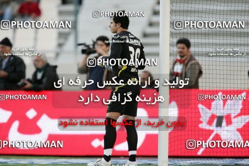 1240078, Tehran, Iran, لیگ برتر فوتبال ایران، Persian Gulf Cup، Week 17، First Leg، Rah Ahan 1 v 0 Persepolis on 2008/12/04 at Azadi Stadium