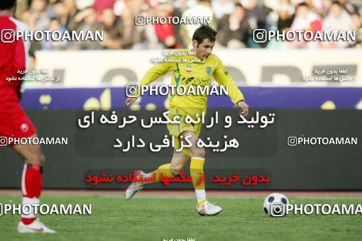 1240286, Tehran, Iran, لیگ برتر فوتبال ایران، Persian Gulf Cup، Week 17، First Leg، Rah Ahan 1 v 0 Persepolis on 2008/12/04 at Azadi Stadium