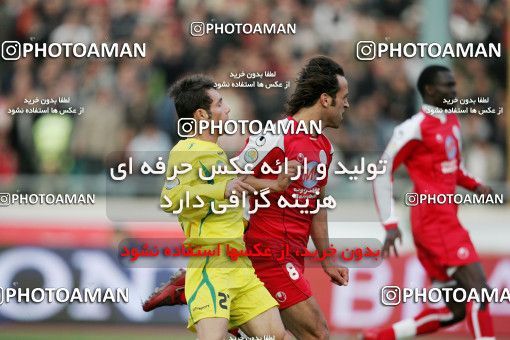 1240238, Tehran, Iran, لیگ برتر فوتبال ایران، Persian Gulf Cup، Week 17، First Leg، Rah Ahan 1 v 0 Persepolis on 2008/12/04 at Azadi Stadium