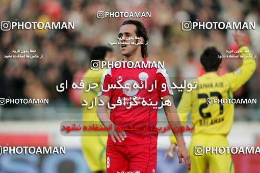 1240091, Tehran, Iran, لیگ برتر فوتبال ایران، Persian Gulf Cup، Week 17، First Leg، Rah Ahan 1 v 0 Persepolis on 2008/12/04 at Azadi Stadium