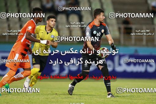 1238458, لیگ برتر فوتبال ایران، Persian Gulf Cup، Week 5، First Leg، 2018/08/24، Tehran، Shahid Dastgerdi Stadium، Saipa 1 - 0 Pars Jonoubi Jam