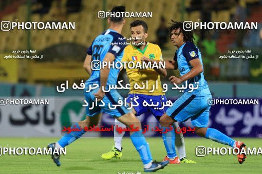 1254016, Abadan, , لیگ برتر فوتبال ایران، Persian Gulf Cup، Week 7، First Leg، Sanat Naft Abadan 1 v 2 Paykan on 2018/09/21 at Takhti Stadium Abadan