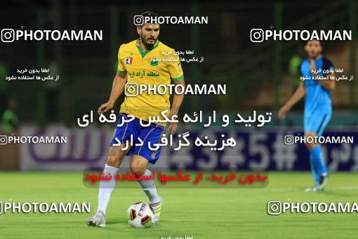 1254044, Abadan, , لیگ برتر فوتبال ایران، Persian Gulf Cup، Week 7، First Leg، Sanat Naft Abadan 1 v 2 Paykan on 2018/09/21 at Takhti Stadium Abadan