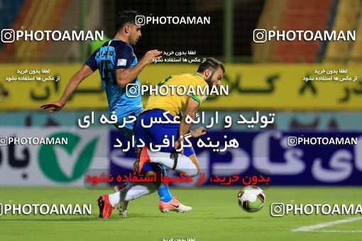 1254133, Abadan, , لیگ برتر فوتبال ایران، Persian Gulf Cup، Week 7، First Leg، Sanat Naft Abadan 1 v 2 Paykan on 2018/09/21 at Takhti Stadium Abadan