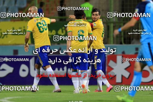 1254114, Abadan, , لیگ برتر فوتبال ایران، Persian Gulf Cup، Week 7، First Leg، Sanat Naft Abadan 1 v 2 Paykan on 2018/09/21 at Takhti Stadium Abadan