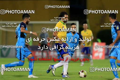 1254042, Abadan, , لیگ برتر فوتبال ایران، Persian Gulf Cup، Week 7، First Leg، Sanat Naft Abadan 1 v 2 Paykan on 2018/09/21 at Takhti Stadium Abadan