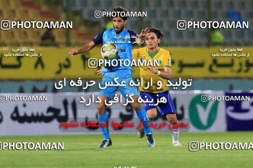 1254076, Abadan, , لیگ برتر فوتبال ایران، Persian Gulf Cup، Week 7، First Leg، Sanat Naft Abadan 1 v 2 Paykan on 2018/09/21 at Takhti Stadium Abadan