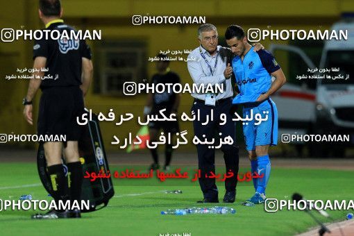 1254081, Abadan, , لیگ برتر فوتبال ایران، Persian Gulf Cup، Week 7، First Leg، Sanat Naft Abadan 1 v 2 Paykan on 2018/09/21 at Takhti Stadium Abadan